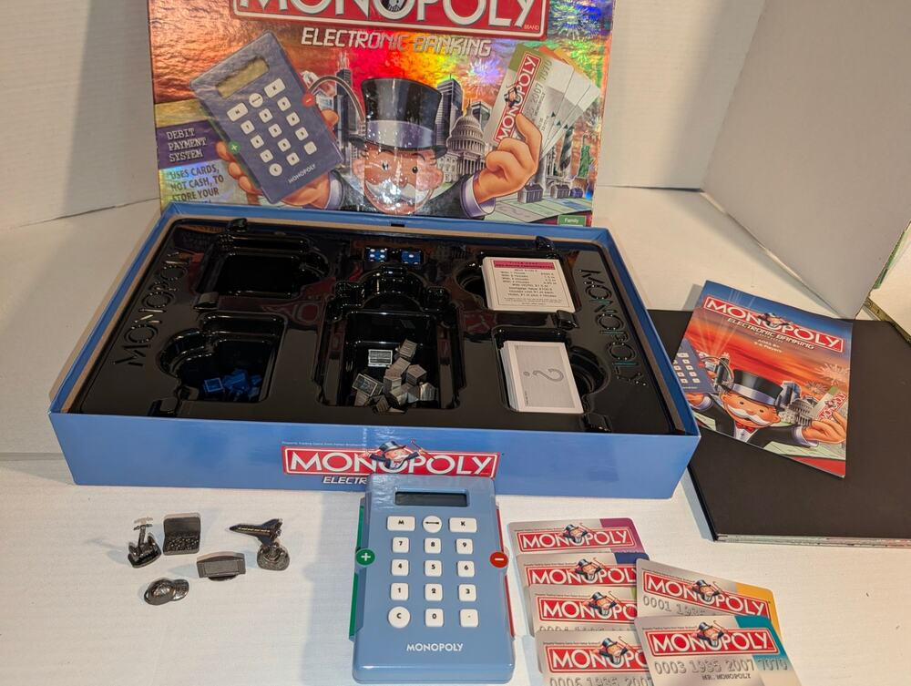 PB Monopoly Electronic Banking Edition Board Game Complete Works